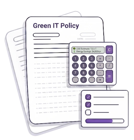 Green IT policy illustration